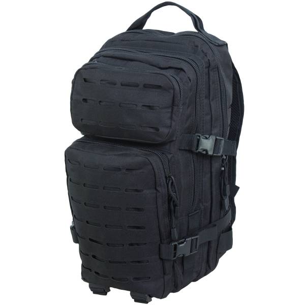 Рюкзак TAC тактический Assault Laser Cut MOLLE 22х46х30 30 л черный (3306034) - HAKKI