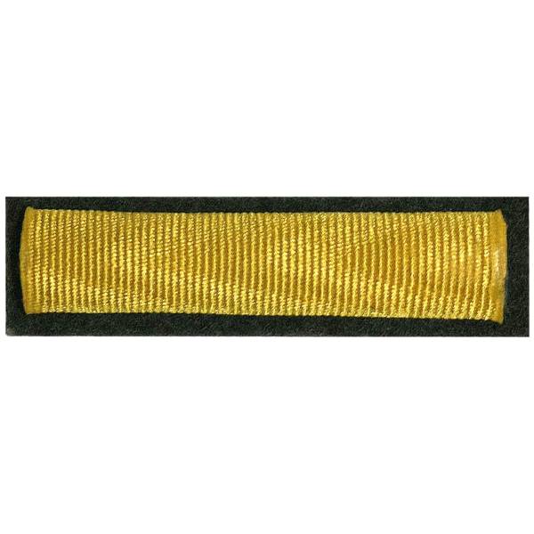 Планка ( знак ) за ранение тяжелое на оливковом фоне на клипсе желтая (2405023) - HAKKI