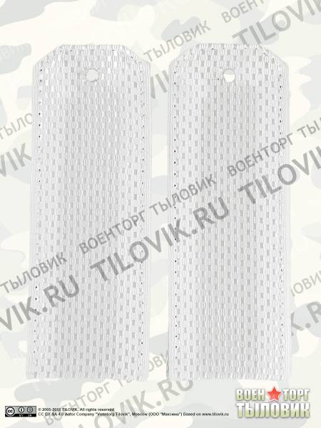 Погоны ВКС / ВДВ / ВВС парадные на рубашку рядовой состав галун (2202071) - HAKKI