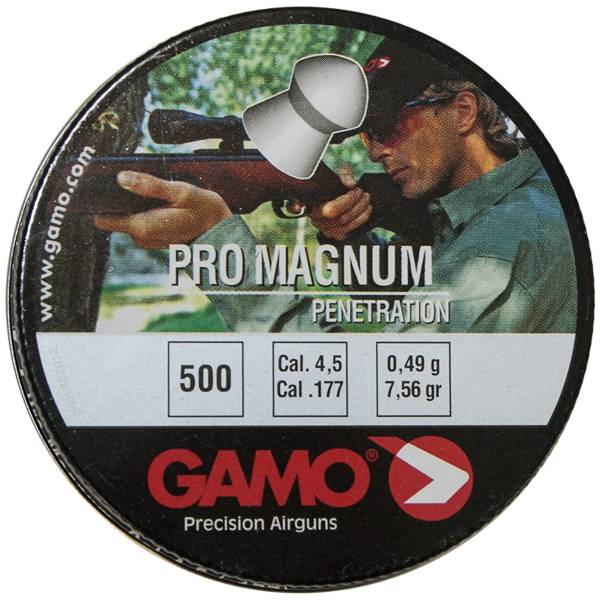 Пули Gamo для пневматического оружия Pro Magnum 03100 калибр 4,5 мм 500 шт (3107020) - ВОЕНТОРГ ТЫЛОВИК
