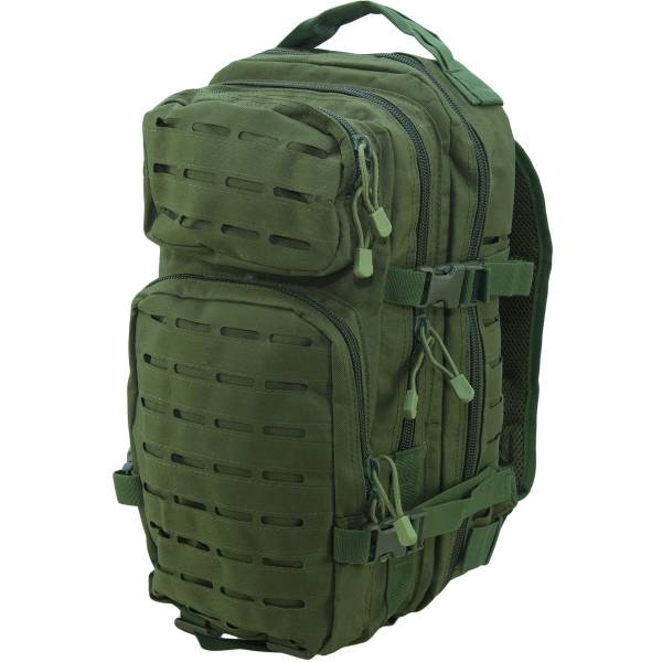 Рюкзак TAC тактический Assault Laser Cut 22х46х30 30 л оливковый (3306053) - HAKKI