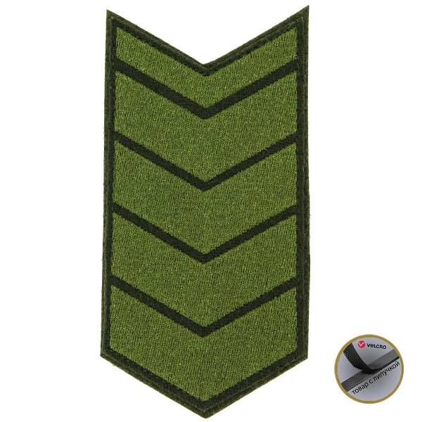 Знак - годичка ( нашивка шеврон ) нарукавный за выслугу лет ( по годам службы ) 21 год полевой вышитый на липучке (2508071) - HAKKI