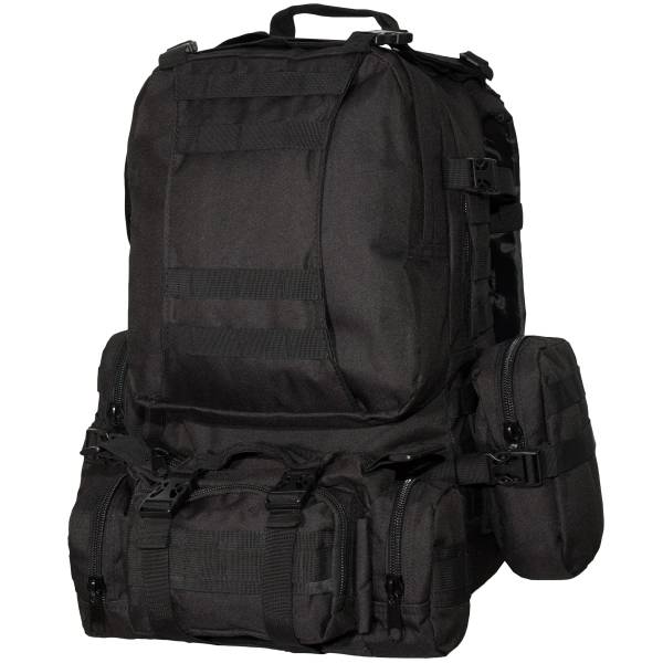 Рюкзак TAC тактический Tactical Military Combat 30х55х35 57 л черный (3306757) - HAKKI