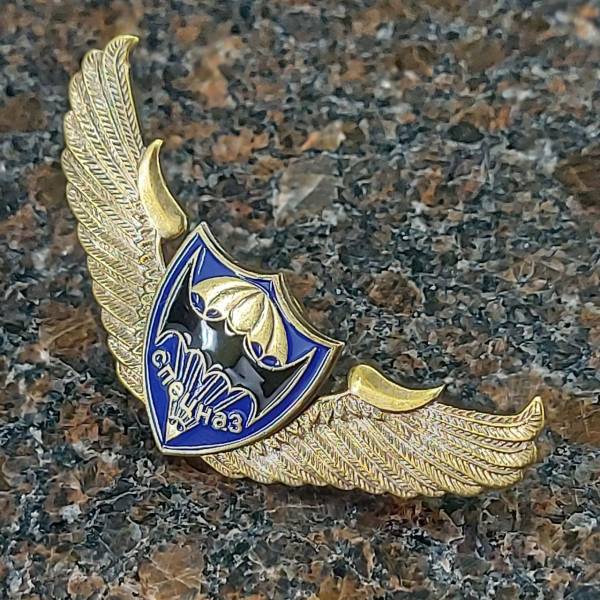 Знак нагрудный Спецназ крылья ВДВ ( летучая мышь ) закрутка (2301233) - HAKKI