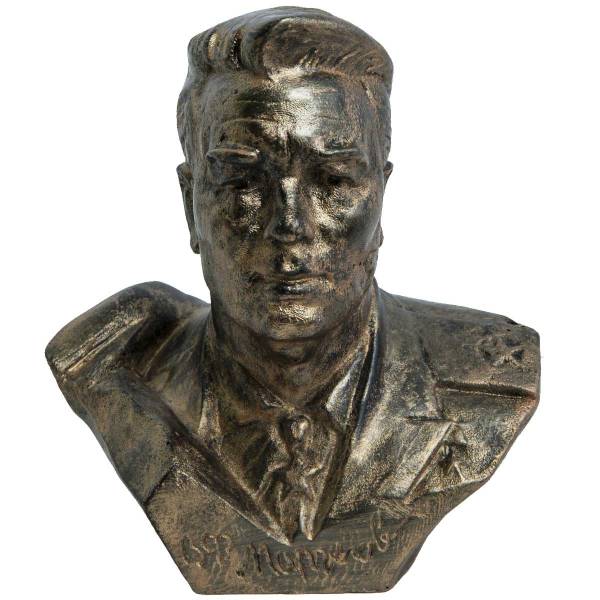 Бюст ( скульптура ) В.Ф. Маргелов настольный 15 см бронзовый (4904974) - HAKKI