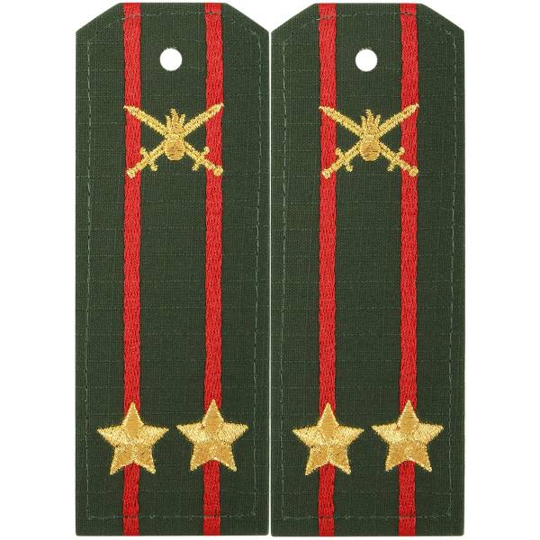 Погоны Сухопутные войска на офисную форму Подполковник с эмблемой рип-стоп машинная вышивка пластик (2219007) - HAKKI