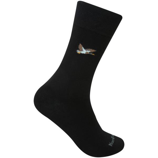 Термоноски NordKapp AVI-OUTDOOR мужские Bamboo Duck черные (1206050) - HAKKI
