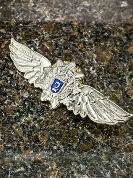 Знак нагрудный ФСО РОССИИ СПЕЦИАЛИСТ 2 класса закрутка (2301372) - HAKKI