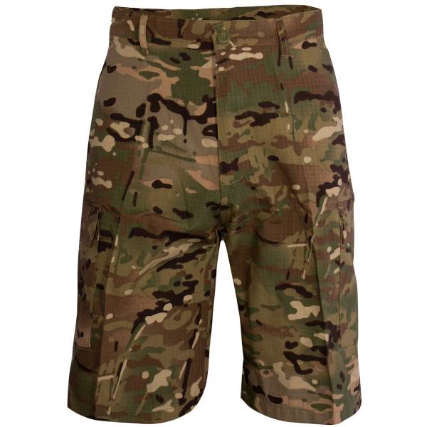 Шорты TAC мужские тактические с боковыми карманами рип-стоп камуфлированные camo-multi (1115989)  - ВОЕНТОРГ ТЫЛОВИК