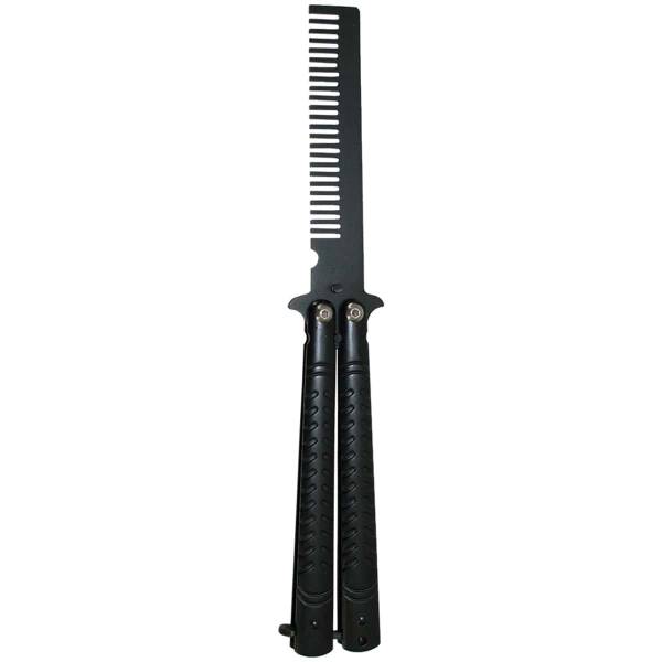 Расческа - бабочка Benchmade складная черная (3508006) - HAKKI