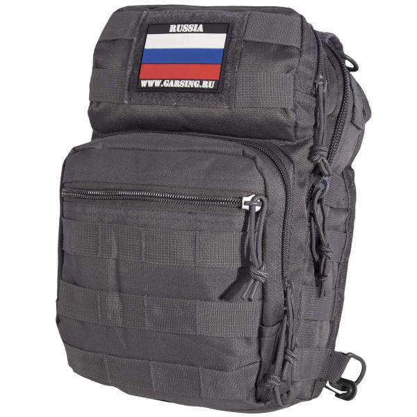 Рюкзак ( сумка ) GARSING ( ГАРСИНГ ) тактический однолямочный GSG-29 серый (3306118) - HAKKI
