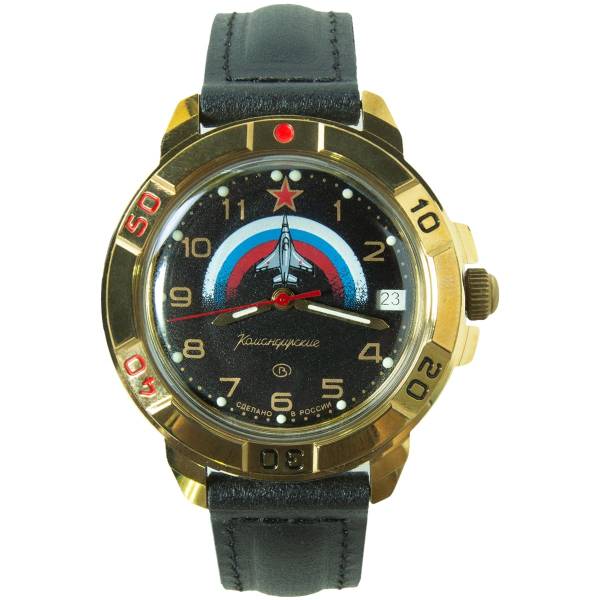 Часы наручные Восток ( Vostok ) Командирские с символикой ВКС России 439608 (4105118) - HAKKI