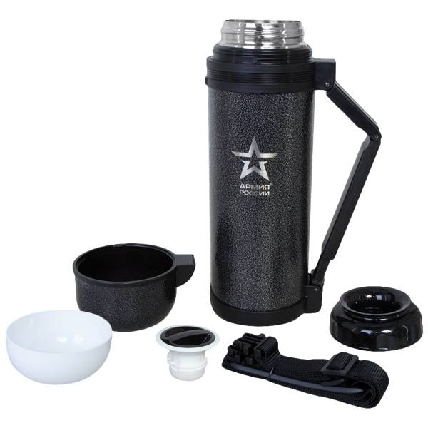 Термос с символикой АРМИЯ РОССИИ by THERMOS Армейский универсальный с широким горлом 1,8 л (3409995) - HAKKI