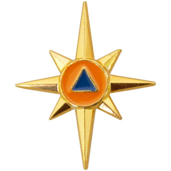 Эмблема ( знак ) петличная ( петлица ) МЧС России золотистая (2102988) - HAKKI