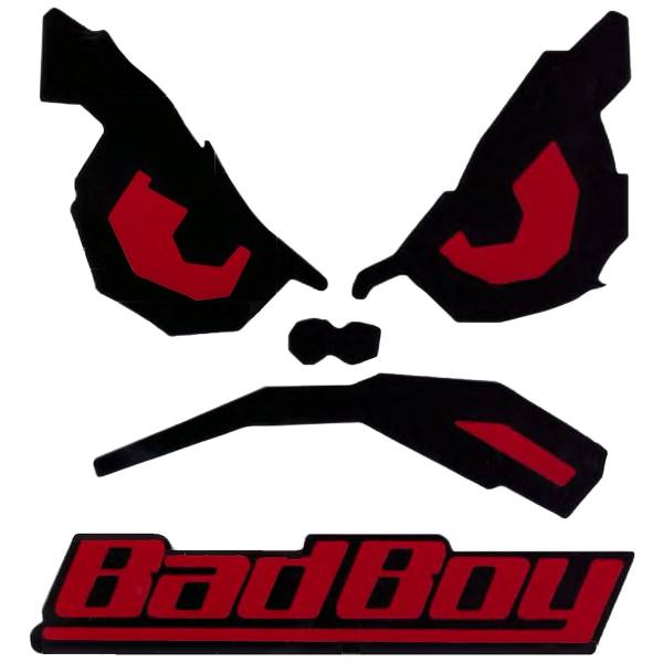 Наклейка на авто виниловая светоотражающая Bad Boy 12,5х11,5 (12019011)