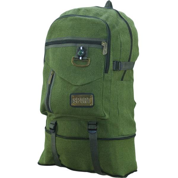 Рюкзак брезентовый Sport 40х32х12 оливковый (3306185) - HAKKI