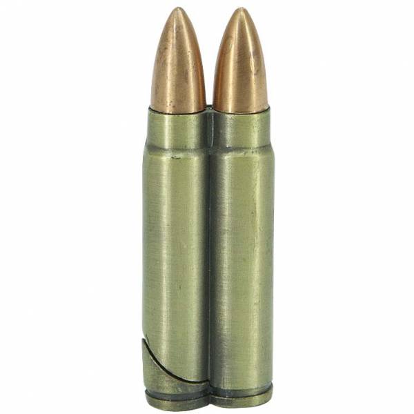 Зажигалка Два патрона / CHNA 1953.9.7-1 газовая (4403971) - HAKKI