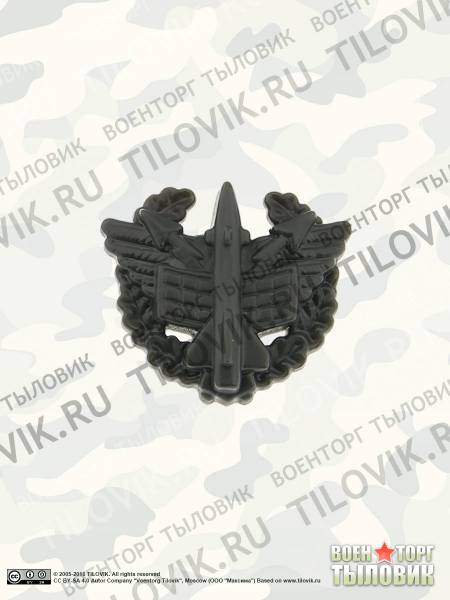 Эмблема ( знак ) петличная ( петлица ) ПВО хаки пластиковая (2102155) - HAKKI