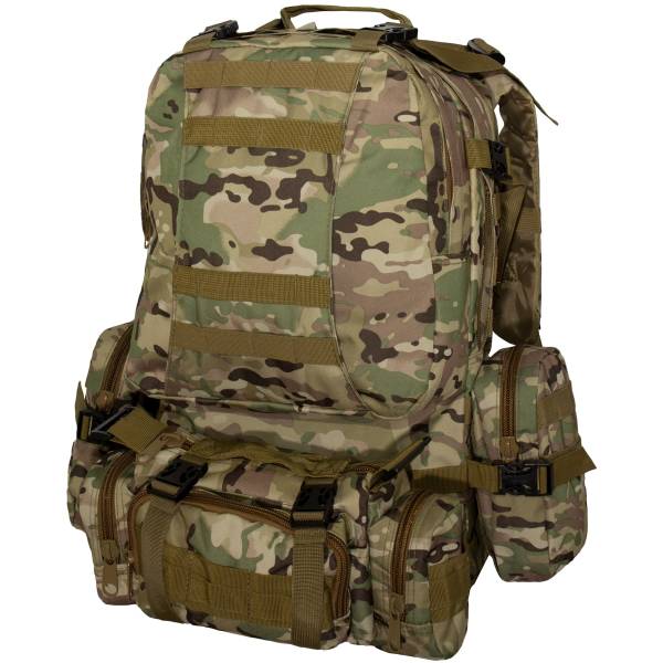 Рюкзак TAC тактический Tactical Military Combat 30х55х35 57 л камуфлированный camo-multi (3306756) - HAKKI