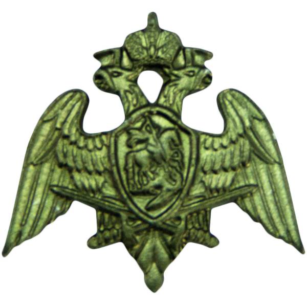 Эмблема ( знак ) петличная ( петлица ) ФСВНГ ( Росгвардия ) РФ 23 мм защитная (2102984) - HAKKI