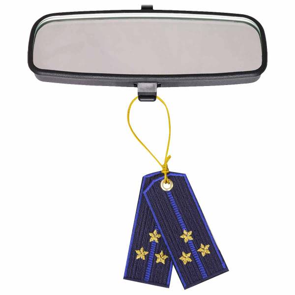 Вымпел мини в авто погоны Старшего лейтенанта ФСБ России вышитые (4501026) - HAKKI