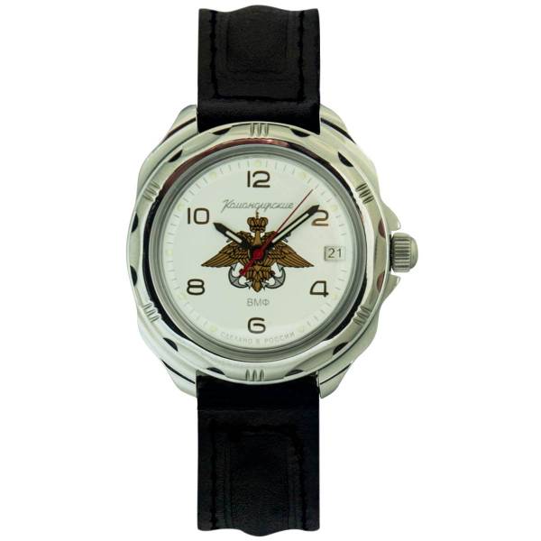 Часы наручные Восток ( Vostok ) Командирские с символикой ВМФ 211829 (4105058) - HAKKI