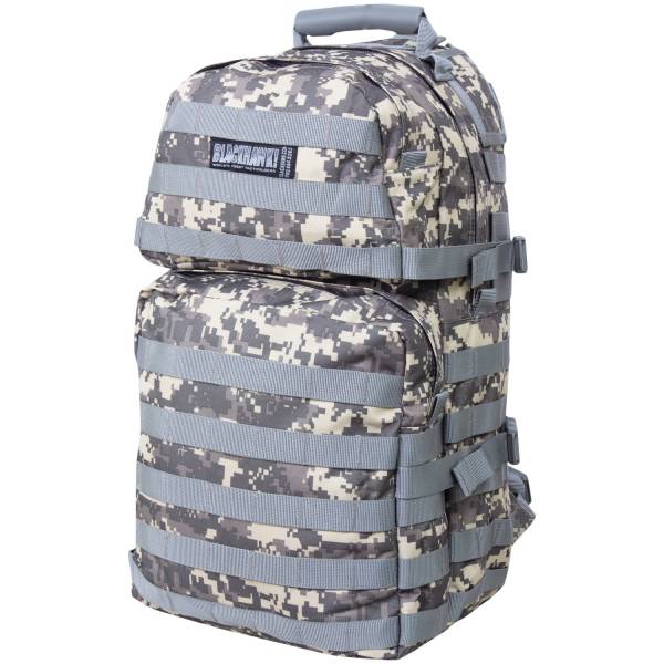 Рюкзак BLACKHAWK тактический MOLLE с ортопедической спинкой 27х46х35 43 л камуфлированный цифра белая (3306042) - HAKKI