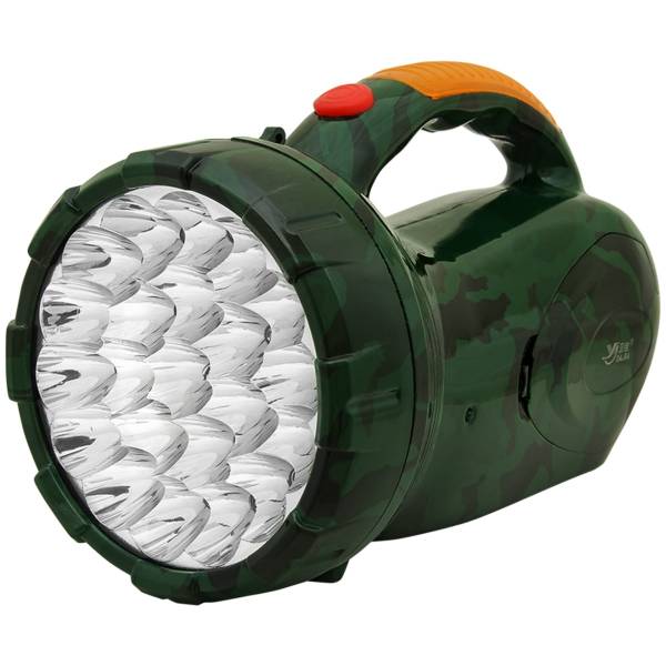 Фонарь аккумуляторный YAJIA YJ-2807 (от сети 220В) зеленый (3311035) - HAKKI
