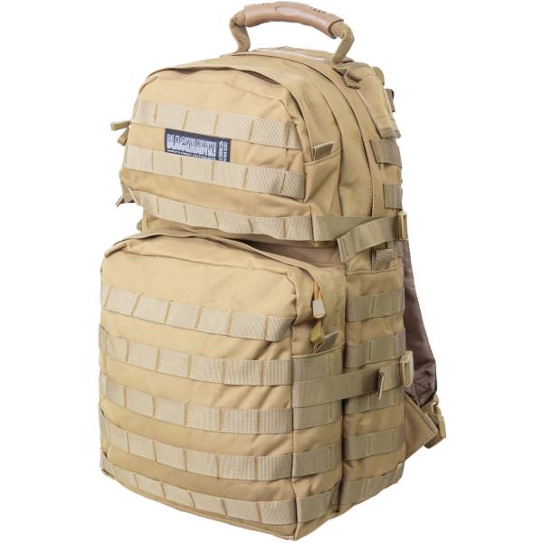 Рюкзак BLACKHAWK тактический MOLLE с ортопедической спинкой 27х46х35 43 л коричневый (3306044) - HAKKI
