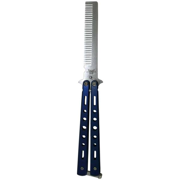 Расческа - бабочка Benchmade складная синяя (3508997) - ВОЕНТОРГ ТЫЛОВИК