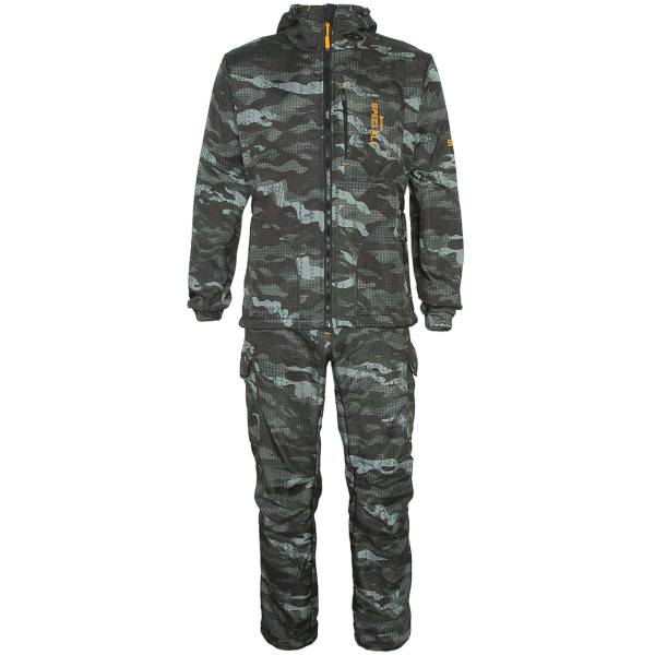 Костюм камуфлированный ( камуфляж ) SPECI.ALL RAF Softshell мембранный ветровлагозащитный нато (1107160) - HAKKI
