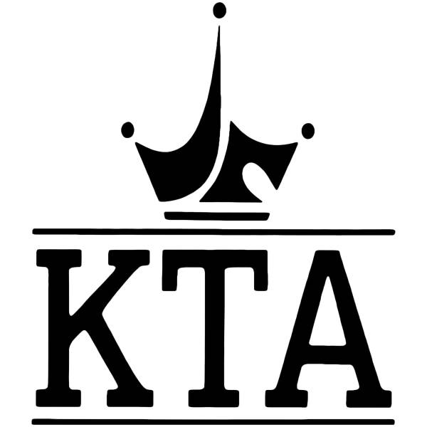 Наклейка на авто виниловая КТА 16,5х14 черная (12017511)