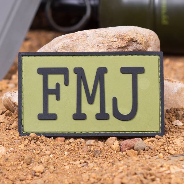Нашивка ( шеврон патч patch ) тактическая  FMJ 3D PVC ( пластизоль ) на липучке 5х8,5 защитная (2504192) - HAKKI