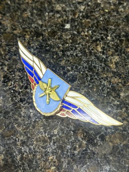 Знак должностной Командира бригады и ей равного соединения ВКС закрутка (2309063) - HAKKI