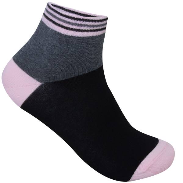 Носки SANTA SOCKS женские черно-розовые (1216085) - HAKKI