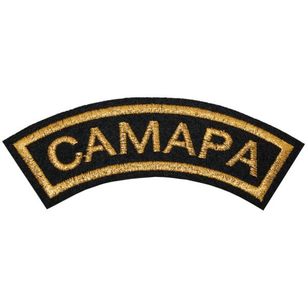Нашивка ( шеврон ) на рукав Самара 12х4 вышитая дуга черная (2503592) - HAKKI