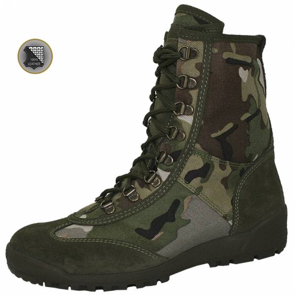 Ботинки с высоким берцем ( берцы ) БУТЕКС ( BYTEKS ) Кобра 12222 облегченные camo-multi (1502261) - HAKKI