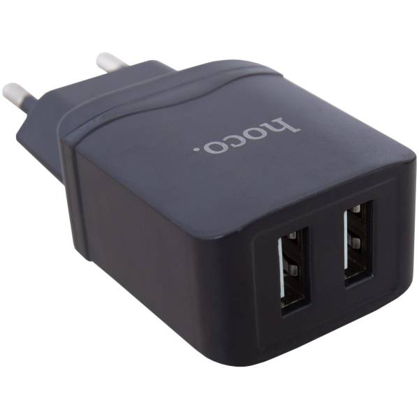 Зарядное устройство HOCO ( ХОКО ) С33А для зарядки телефона USB 2 разъема черное (4003001) - ВОЕНТОРГ ТЫЛОВИК