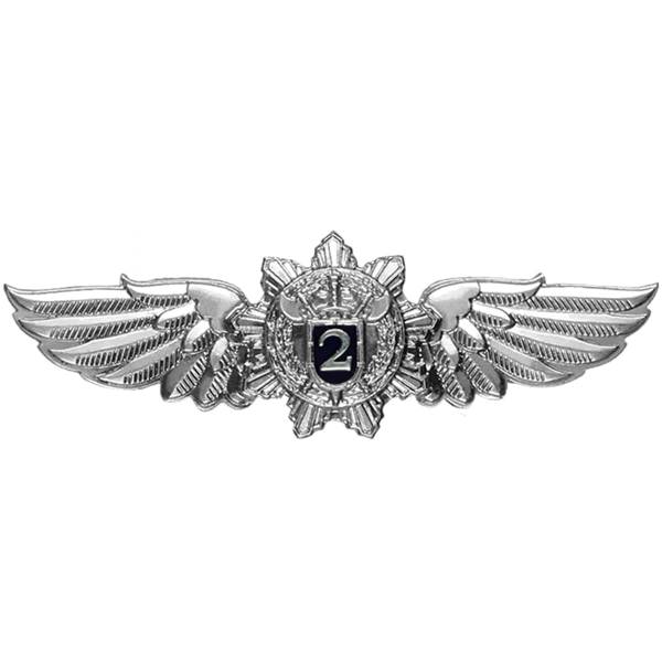 Знак нагрудный Классность офицерского состава ФСО России 2 класс закрутка (2301297) - HAKKI