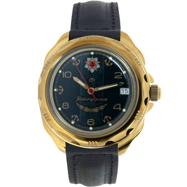 Часы наручные Восток ( Vostok ) Командирские с символикой ВМФ СССР 219471 (4105093) - HAKKI