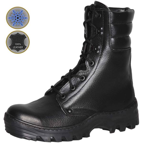Ботинки с высоким берцем ( берцы ) GARSING ( ГАРСИНГ ) CORPORAL WOOL 0800 зимние черные (1502133) - HAKKI