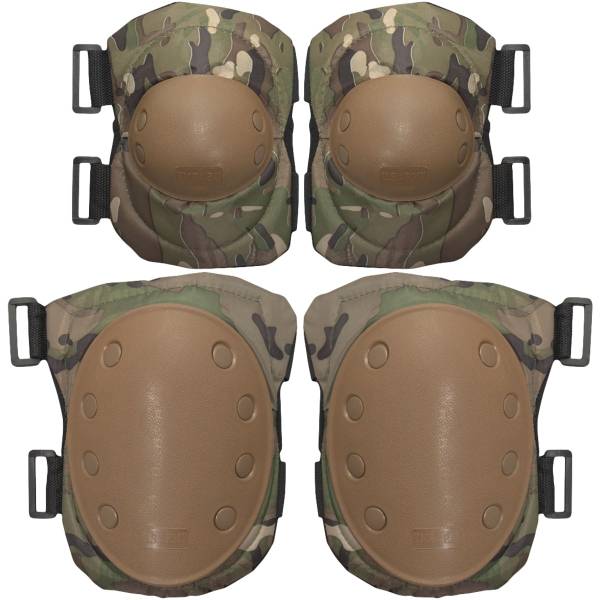 Защита тактическая TAC противоударная Classic ( наколенники, налокотники ) camo-multi (3218004) - ВОЕНТОРГ ТЫЛОВИК