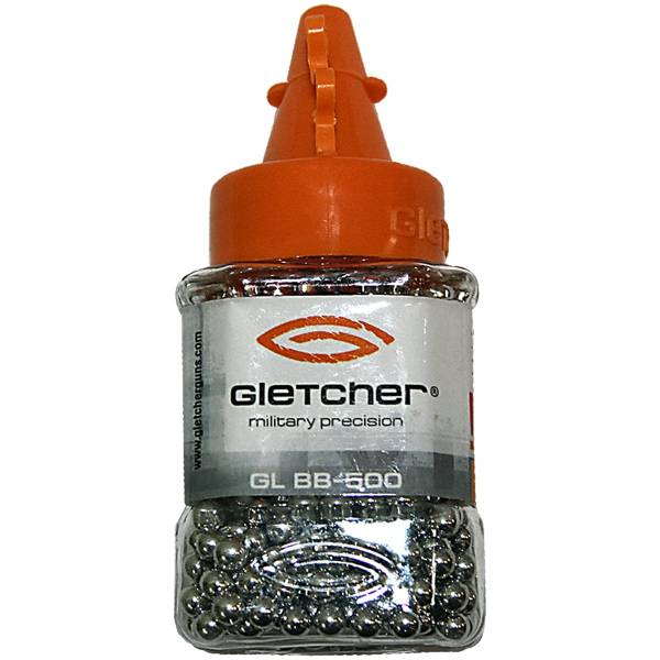 Дробь ( шарики ) Gletcher для пневматического оружия GL BB-50 41158 калибр 4,5 мм 500 шт (3107005) - ВОЕНТОРГ ТЫЛОВИК