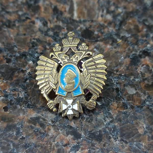 Знак фрачный НВМУ ( Нахимовское военно-морское училище) золотистый (2302963) - HAKKI