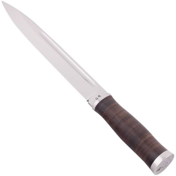 Нож туристический САРО ( SARO ) разделочный Лис Tanto 65х13 в чехле черный (3917023) - ВОЕНТОРГ ТЫЛОВИК