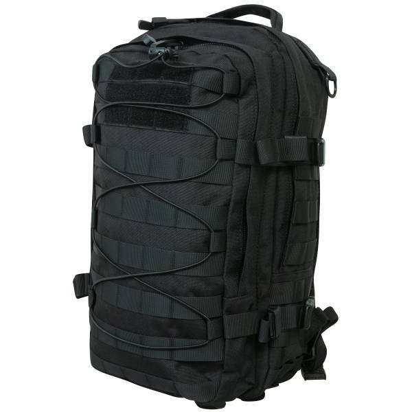 Рюкзак TAC тактический системы MOLLE ( МОЛЛЕ ) 23х48х20 22 л черный (3306051) - ВОЕНТОРГ ТЫЛОВИК