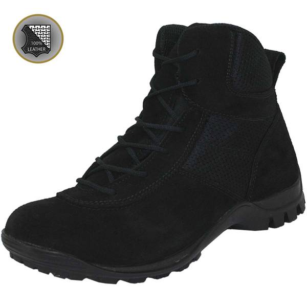 Ботинки с высоким берцем ( берцы ) GARSING ( ГАРСИНГ ) ARAVI BLACK SUEDE 626 C облегченные черные (1502970) - HAKKI