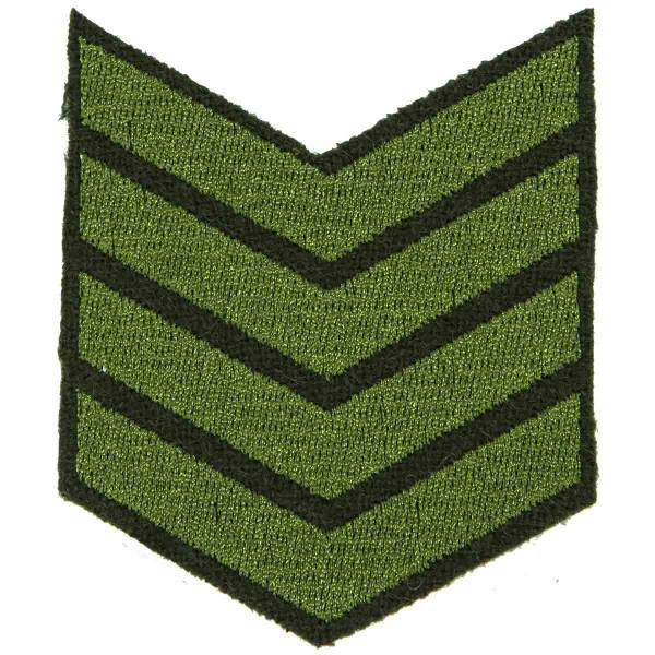 Знак - годичка ( нашивка шеврон ) нарукавный за выслугу лет ( по годам службы ) 4 года полевой вышитый (2508079) - HAKKI