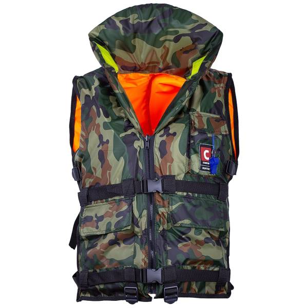 Жилет спасательный 2-х сторонний COMFORT HUNTER 80-120 кг (1103024) - ВОЕНТОРГ ТЫЛОВИК