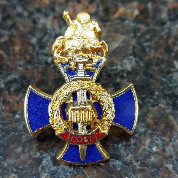 Знак фрачный СОБР золотистый (2302961) - HAKKI